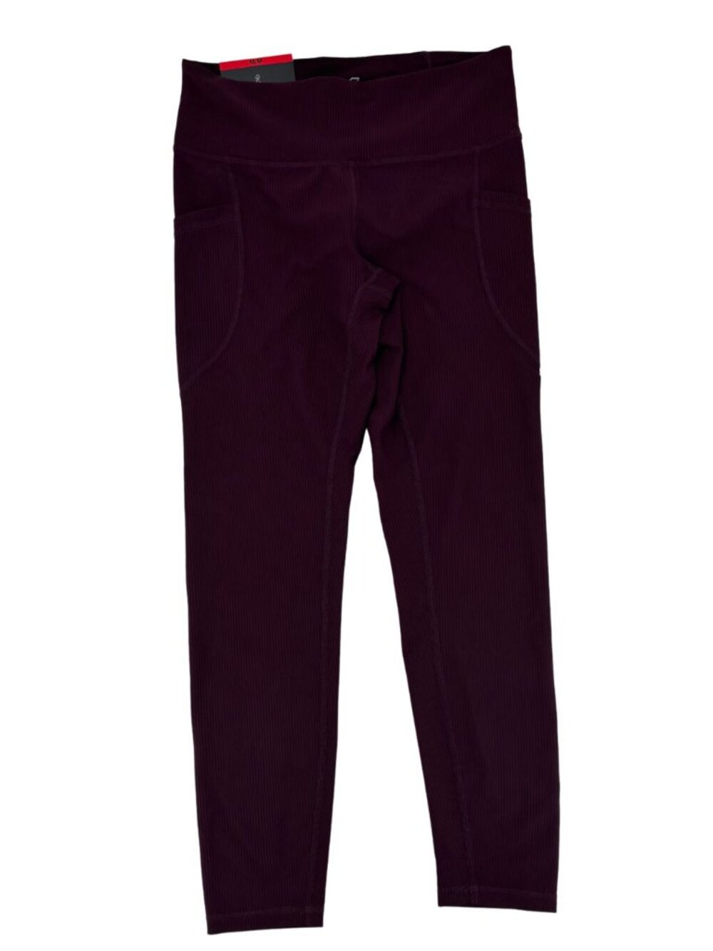 Gapfit | Women's Ribbed Leggings | Wine | Size Medium **NEW